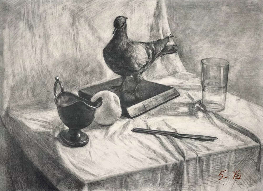 廣州前十畫(huà)室?guī)憧纯茨阊朊览纤孛瑁癸@素描的本質(zhì)?,24