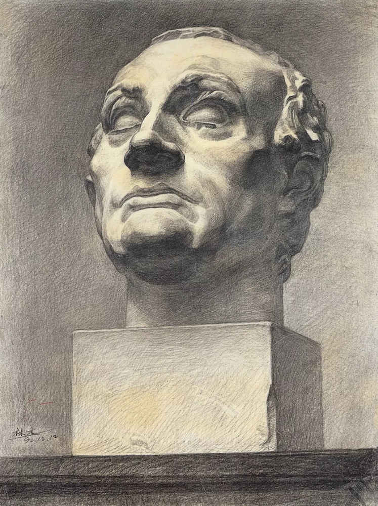 廣州前十畫(huà)室?guī)憧纯茨阊朊览纤孛瑁癸@素描的本質(zhì)?,61