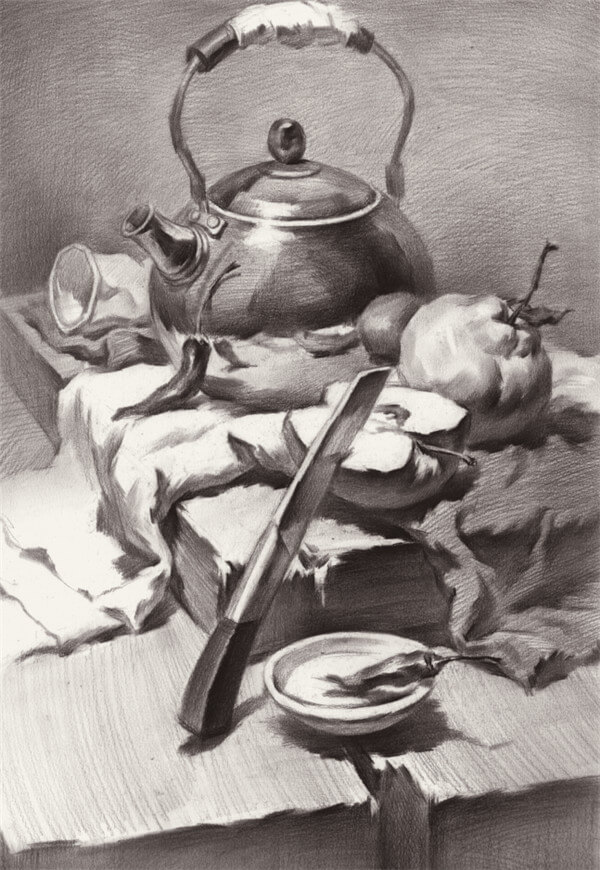 如何讓素描靜物急速提高?只需你做到廣州十大畫室整理的這3條圖6