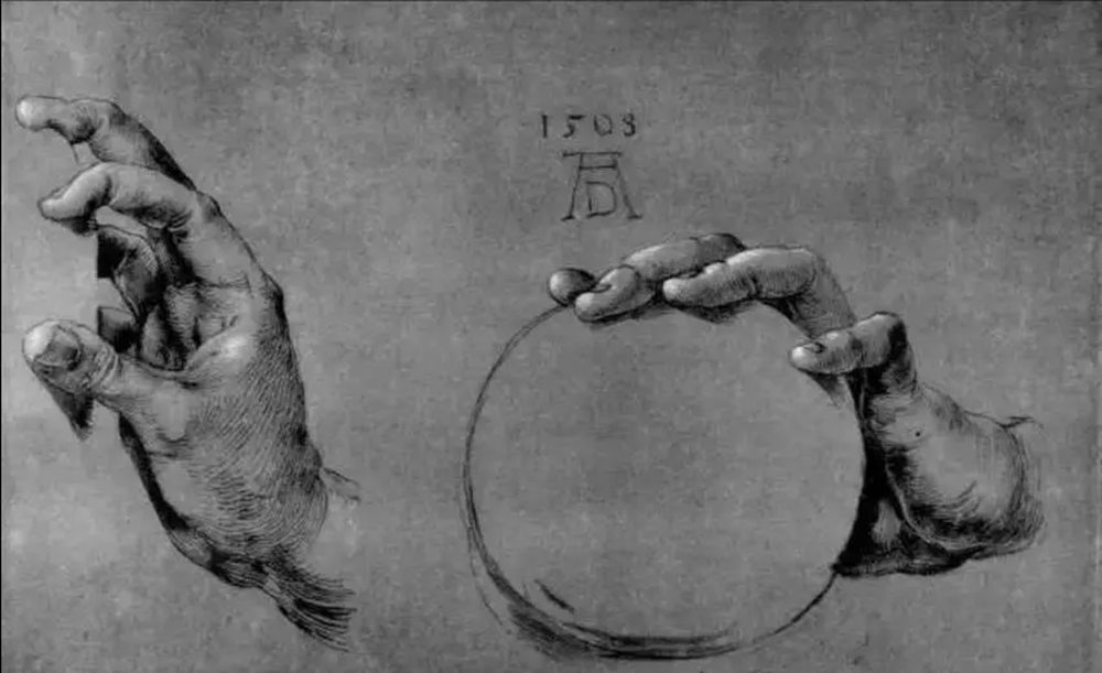 廣州畫室排名前五畫室給你整理了100幅手部刻畫作品拿去臨摹,65