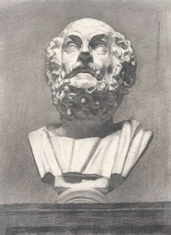 廣州前十畫(huà)室?guī)憧纯茨阊朊览纤孛瑁癸@素描的本質(zhì)?,80