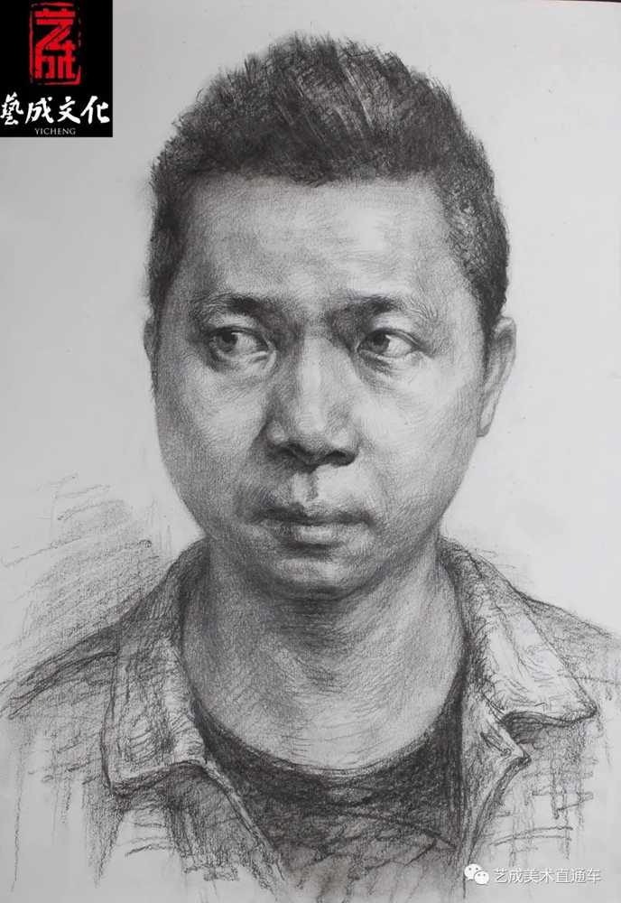 廣州美術(shù)高考班帶大家看看2021屆廣東藝成二模素描高分卷,52