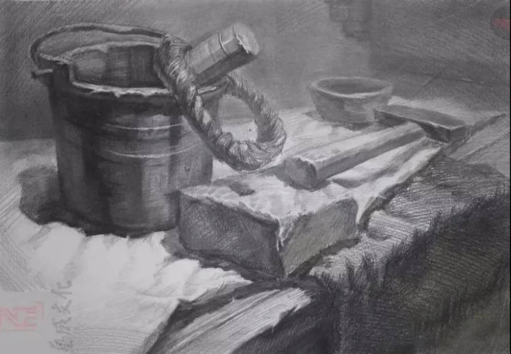 廣東模擬考/2020屆藝成一模高分卷欣賞（速寫、素描、色彩）,35