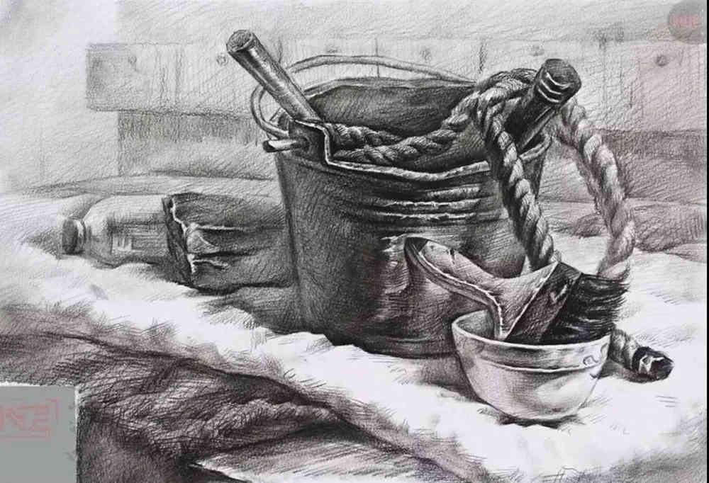 廣東模擬考/2020屆藝成一模高分卷欣賞（速寫、素描、色彩）,40