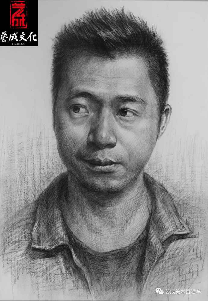 廣州美術(shù)高考班帶大家看看2021屆廣東藝成二模素描高分卷,40