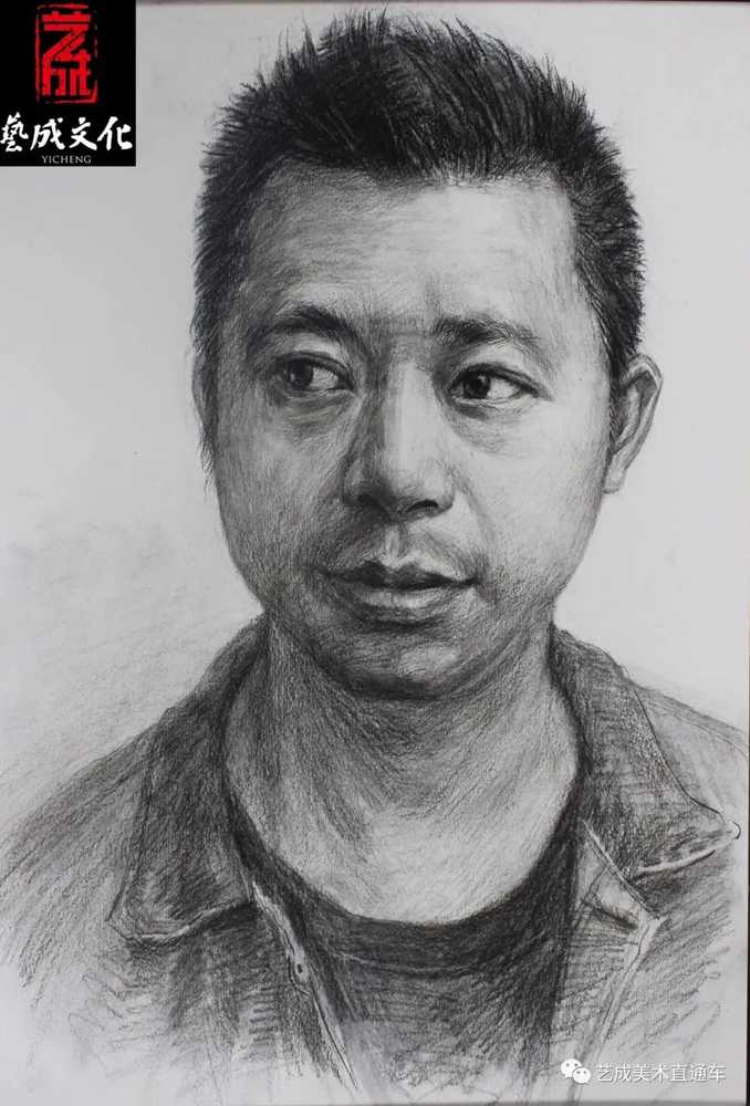 廣州美術(shù)高考班帶大家看看2021屆廣東藝成二模素描高分卷,74