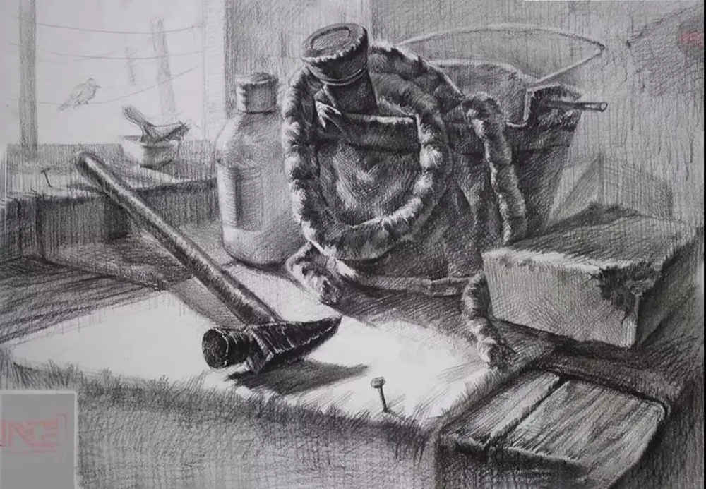 廣東模擬考/2020屆藝成一模高分卷欣賞（速寫、素描、色彩）,36