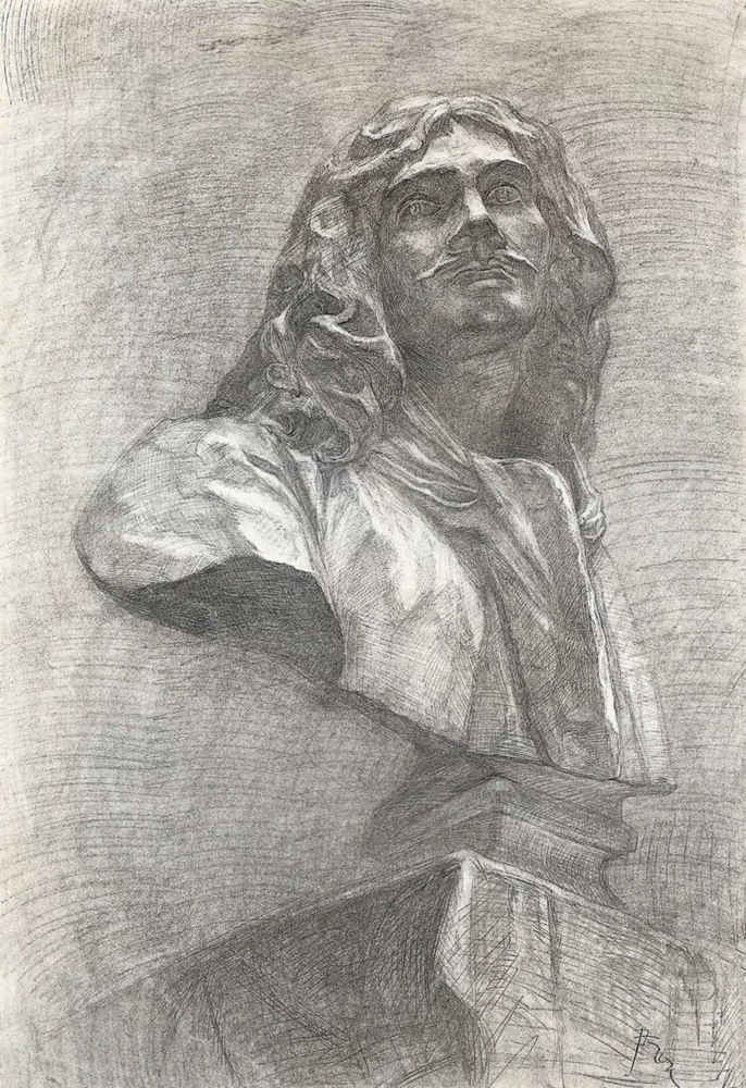 廣州前十畫(huà)室?guī)憧纯茨阊朊览纤孛瑁癸@素描的本質(zhì)?,58