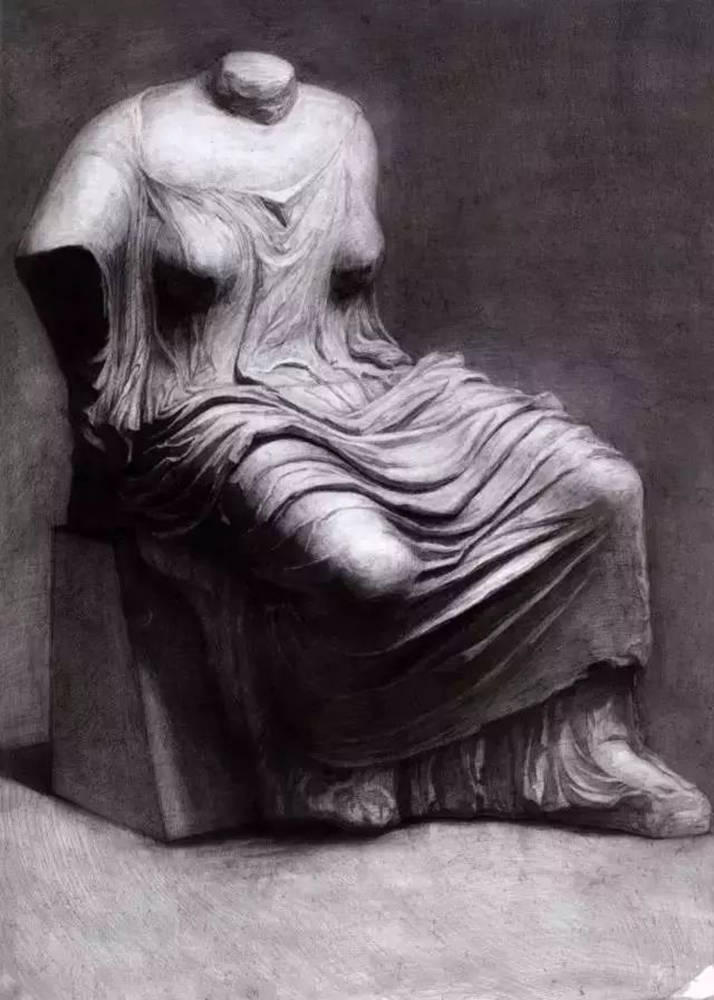 素描作品不會深入？廣州畫室排名前五畫室帶你看央美作品怎么畫,30