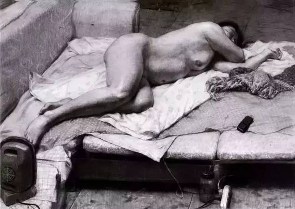 素描作品不會深入？廣州畫室排名前五畫室帶你看央美作品怎么畫,44