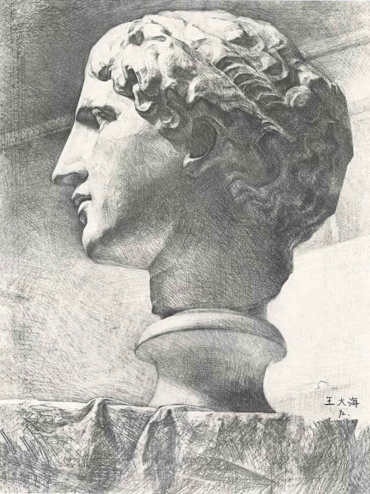 廣州前十畫(huà)室?guī)憧纯茨阊朊览纤孛瑁癸@素描的本質(zhì)?,69