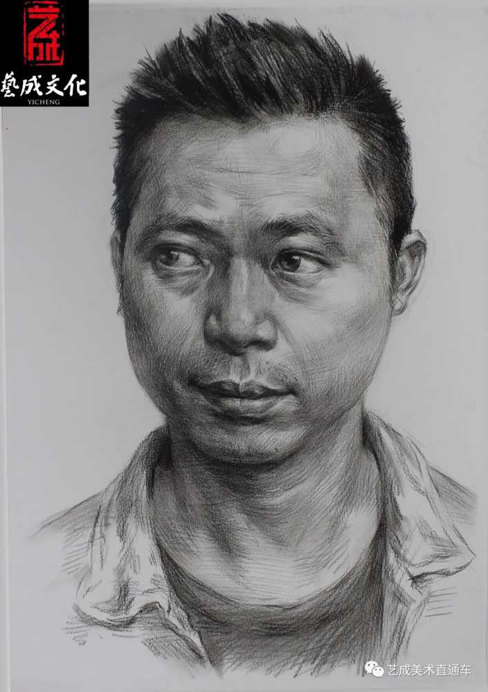 廣州美術(shù)高考班帶大家看看2021屆廣東藝成二模素描高分卷,32