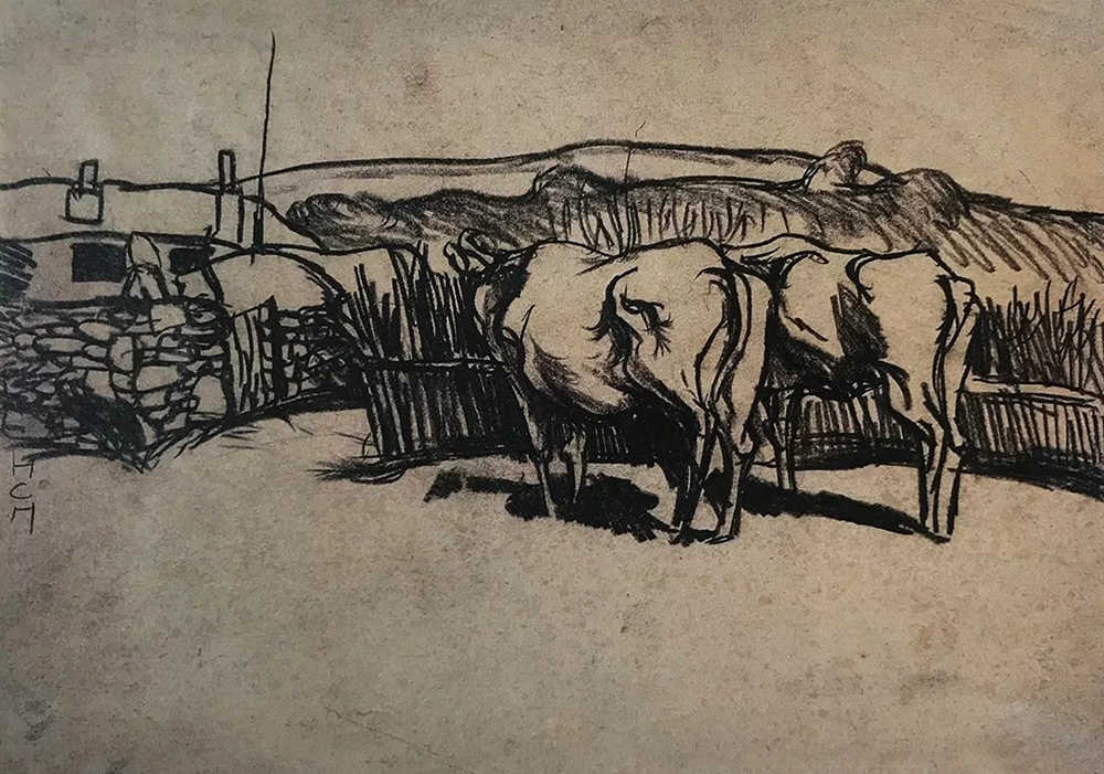 到了廣州前十畫室的寫生季，來看看中央美院附中的生活速寫,30