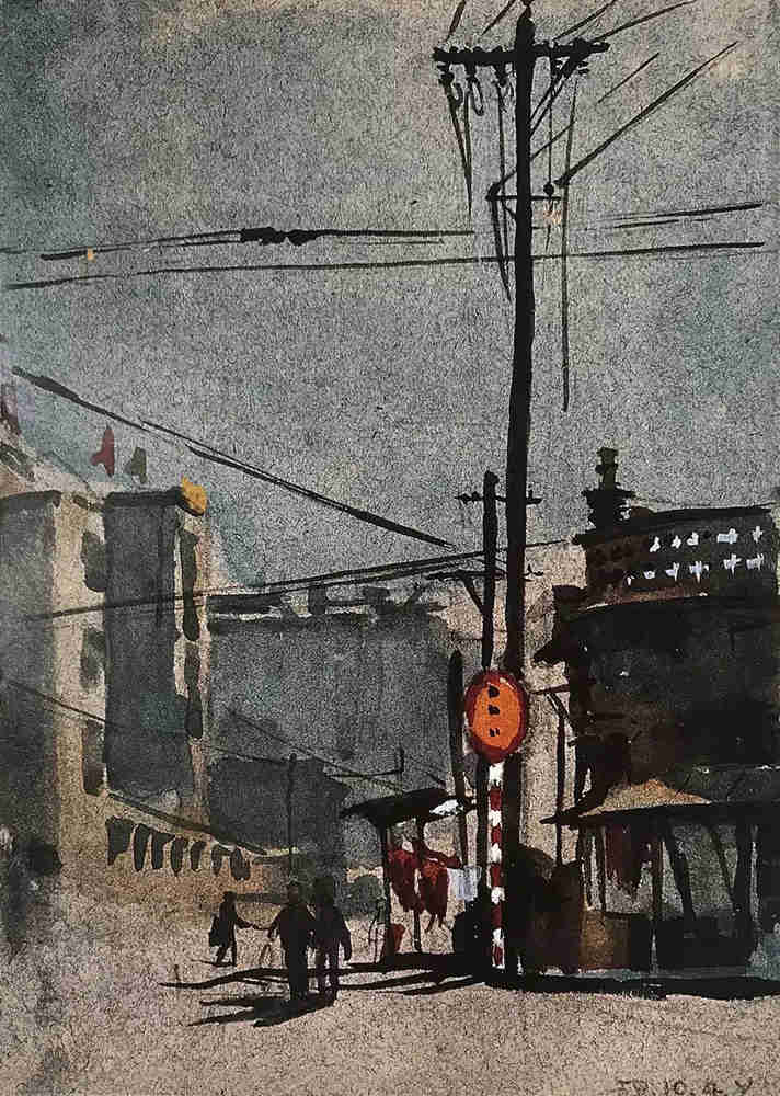 到了廣州前十畫室的寫生季，來看看中央美院附中的生活速寫,35