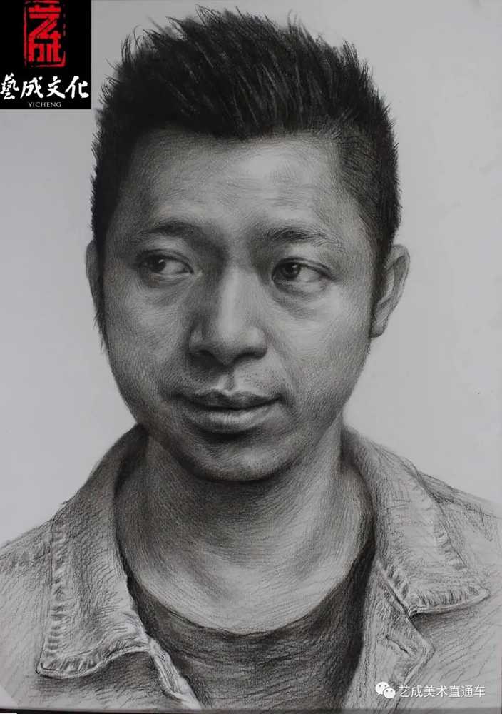 廣州美術(shù)高考班帶大家看看2021屆廣東藝成二模素描高分卷,14