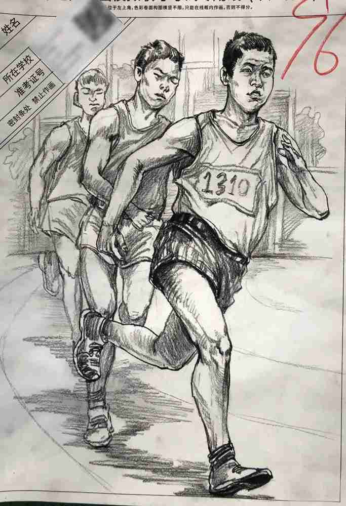 廣州美術高考畫室給大家揭曉下浙江21屆速寫高分卷搶先看的原因,02