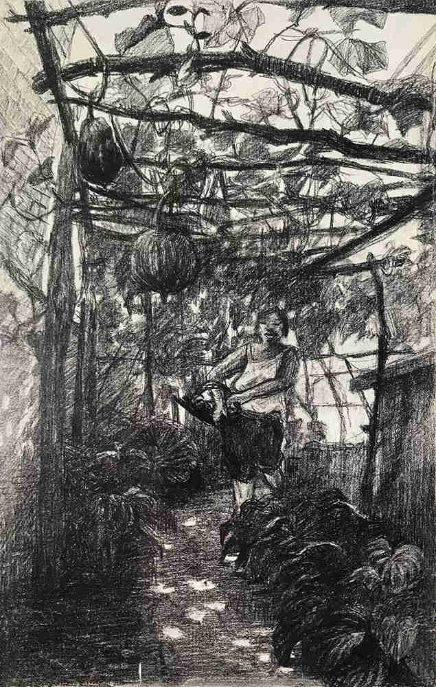 到了廣州前十畫室的寫生季，來看看中央美院附中的生活速寫,17