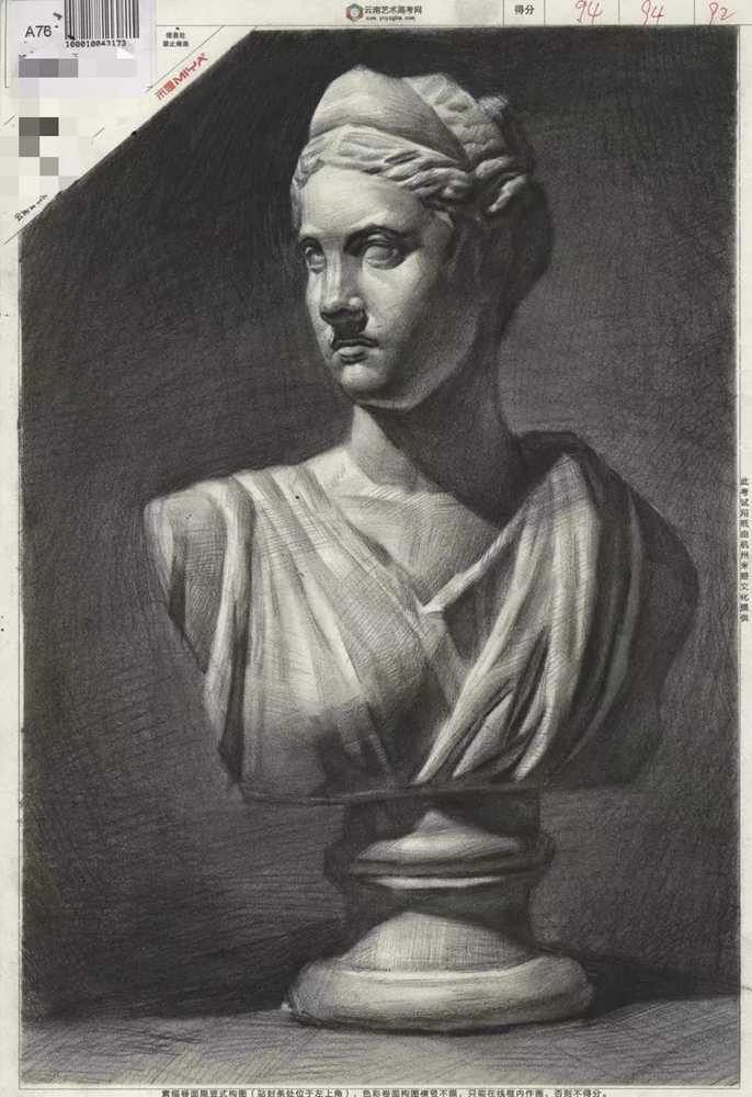 廣州美術高考班將云南一模卷理好了,網友稱:平淡無奇,你怎么看,01