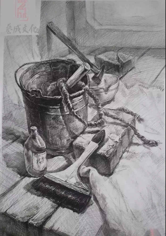 廣東模擬考/2020屆藝成一模高分卷欣賞（速寫、素描、色彩）,26