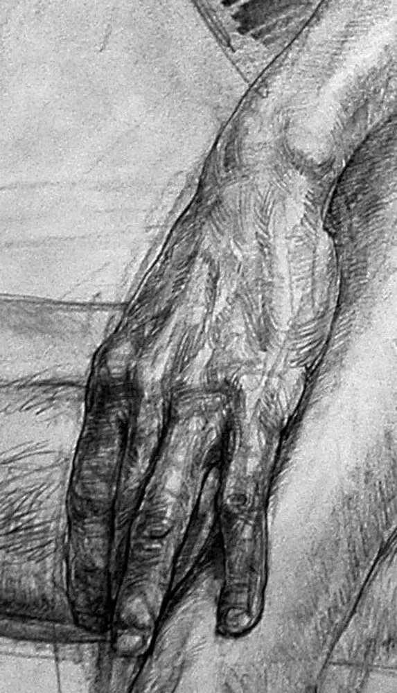 廣州畫室排名前五畫室給你整理了100幅手部刻畫作品拿去臨摹,52