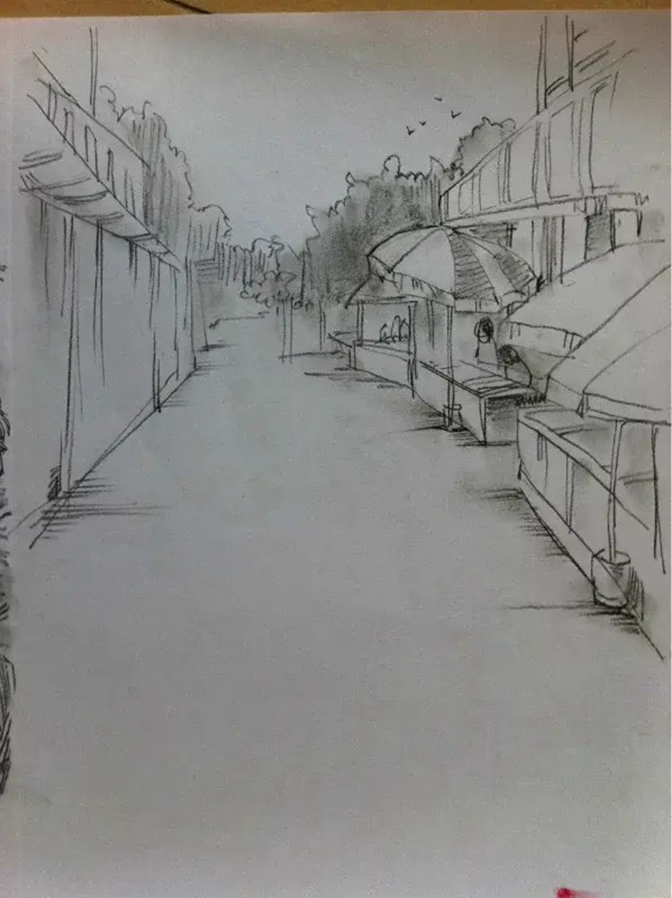 如果你正在學習線描速寫，廣州藝考畫室覺得這52幅作品正合適你,05