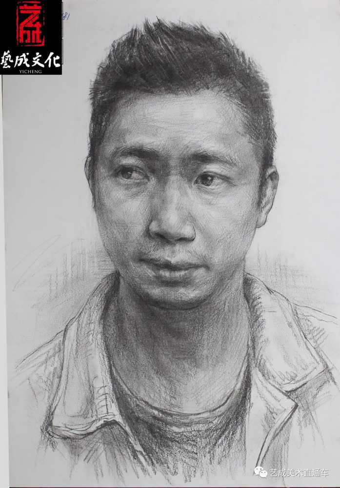 廣州美術(shù)高考班帶大家看看2021屆廣東藝成二模素描高分卷,05