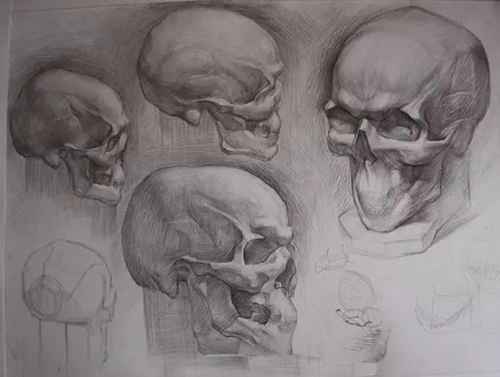 廣州畫室排名前十畫室給你一組適合零基礎臨摹的素描教程,53