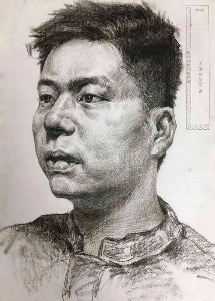 廣州十大畫室將各省一模素描卷放一起大pk,你找找都有哪些共同特征,02