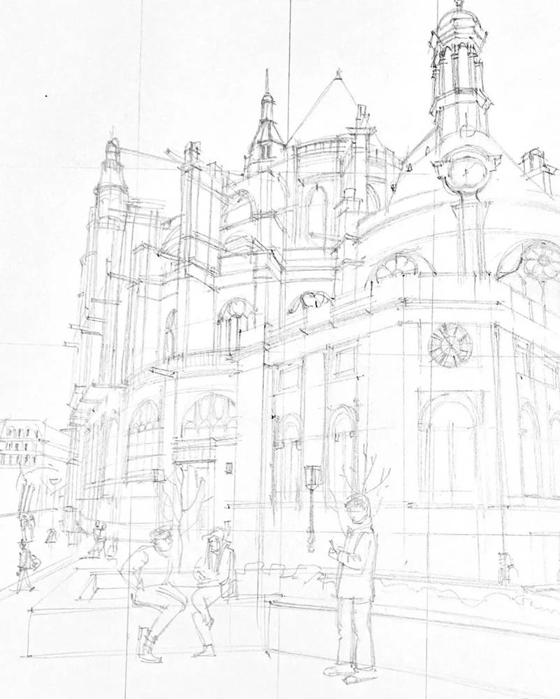 廣州藝考畫室美術知識：透視+細節+線條=完美畫面,14