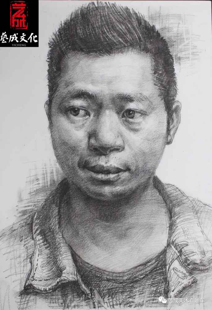 廣州美術(shù)高考班帶大家看看2021屆廣東藝成二模素描高分卷,56