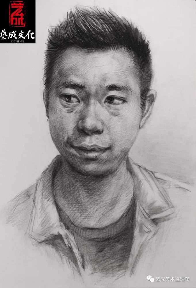 廣州美術(shù)高考班帶大家看看2021屆廣東藝成二模素描高分卷,78