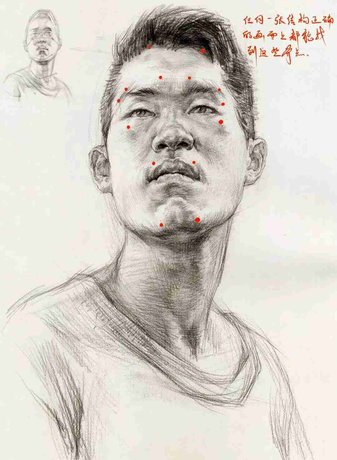 想要拿下校考素描頭像高分嗎?廣州十大畫室教你技巧,16