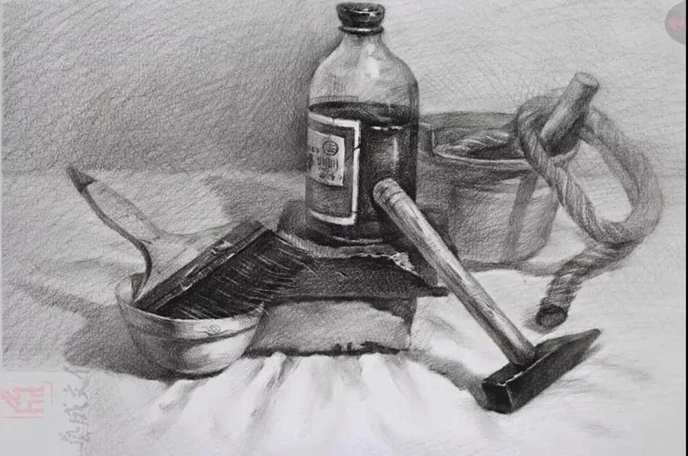 廣東模擬考/2020屆藝成一模高分卷欣賞（速寫、素描、色彩）,33