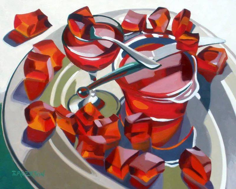 這樣通透的色彩靜物,短期的目標就它了!廣州圍墻畫室靜候佳音!附圖18