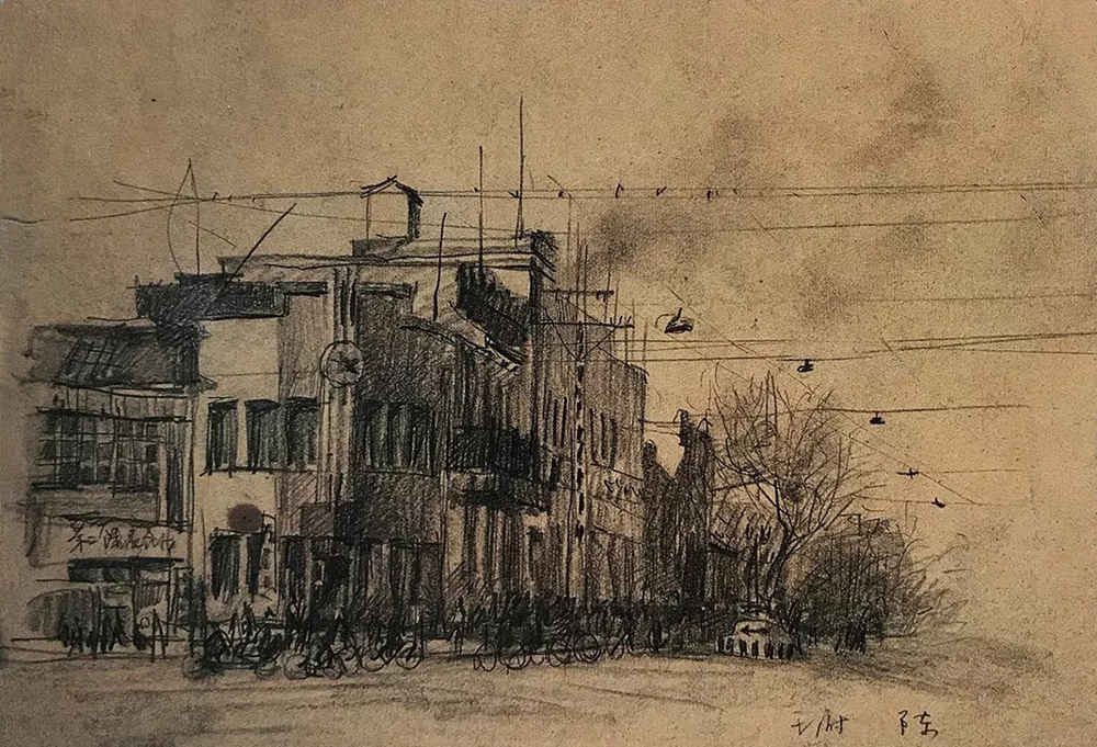 到了廣州前十畫室的寫生季，來看看中央美院附中的生活速寫,29