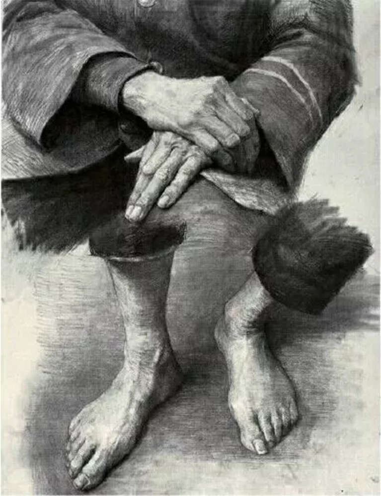 廣州畫室排名前五畫室給你整理了100幅手部刻畫作品拿去臨摹,53