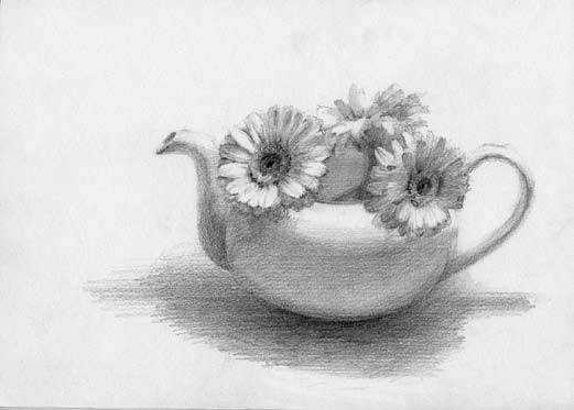 廣州畫(huà)室排名前三畫(huà)室干貨丨如何體現(xiàn)陶壺與花卉的質(zhì)感,10