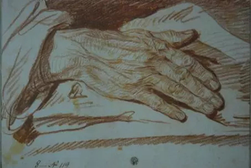 廣州畫室排名前五畫室給你整理了100幅手部刻畫作品拿去臨摹,67