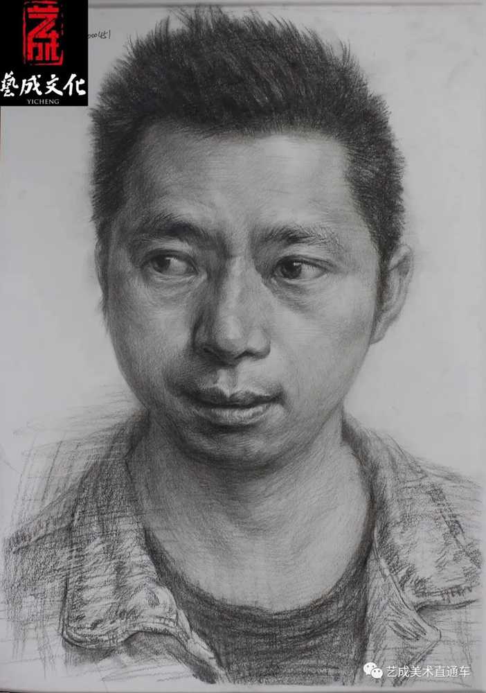 廣州美術(shù)高考班帶大家看看2021屆廣東藝成二模素描高分卷,16