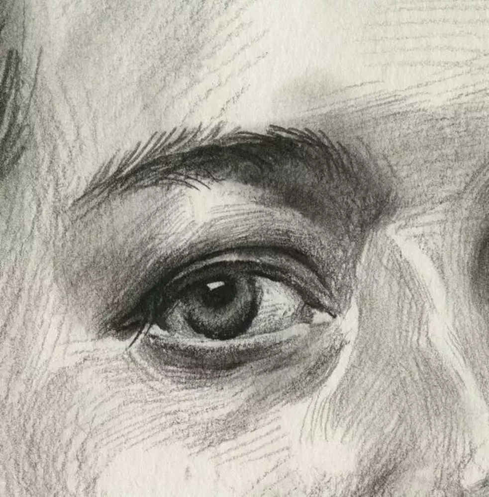 廣州畫室排名前十畫室教學(xué)|教你如何刻畫扎大麻花辮的外國女青年,12