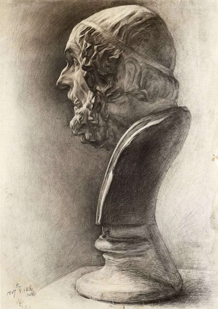 廣州前十畫(huà)室?guī)憧纯茨阊朊览纤孛瑁癸@素描的本質(zhì)?,44