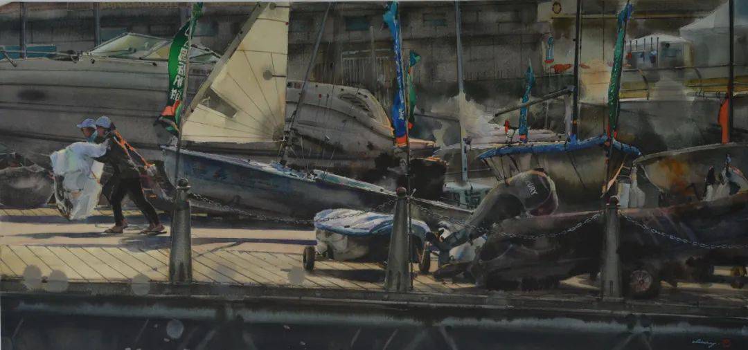 作為美術(shù)生,錯過什么都不能錯過九大美院各系教授的作品!圍墻畫室附圖67