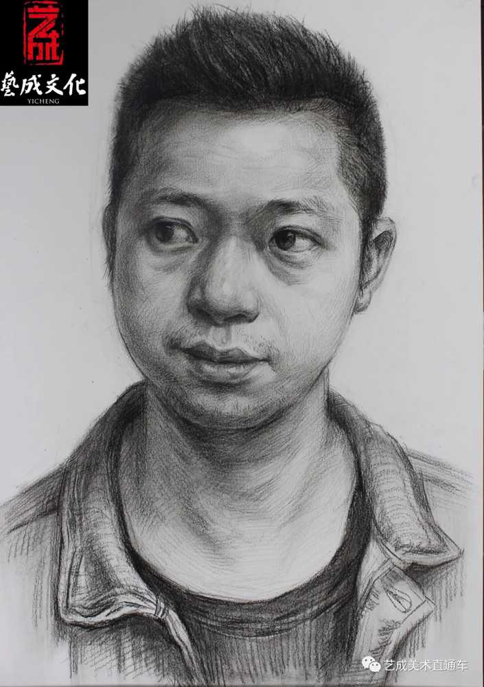 廣州美術(shù)高考班帶大家看看2021屆廣東藝成二模素描高分卷,71