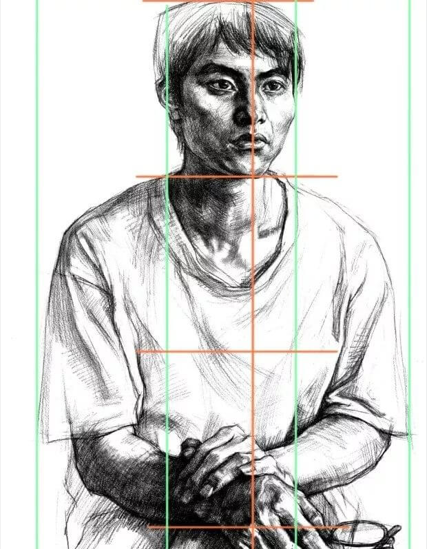 半身像門檻太高?跟著廣州畫室小圍老師教程其實并不難