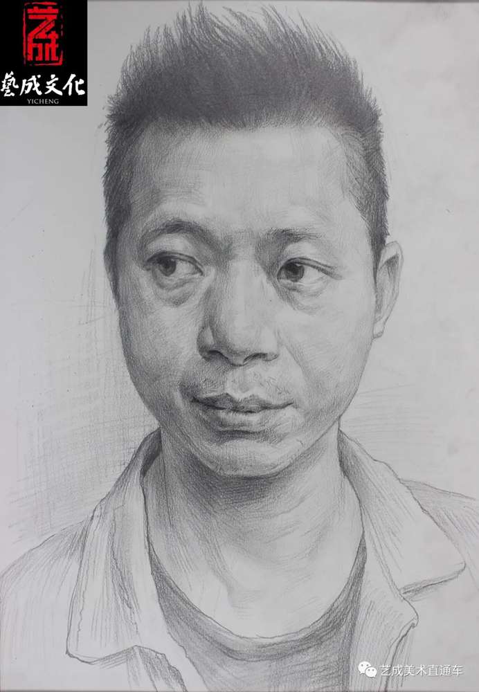 廣州美術(shù)高考班帶大家看看2021屆廣東藝成二模素描高分卷,64