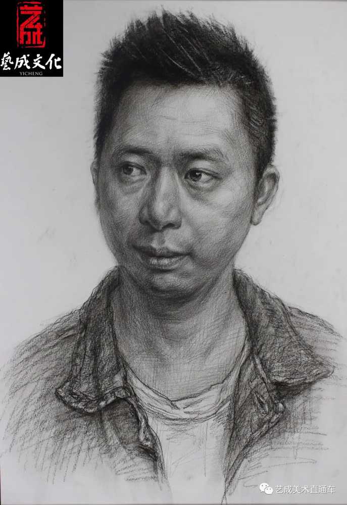 廣州美術(shù)高考班帶大家看看2021屆廣東藝成二模素描高分卷,53