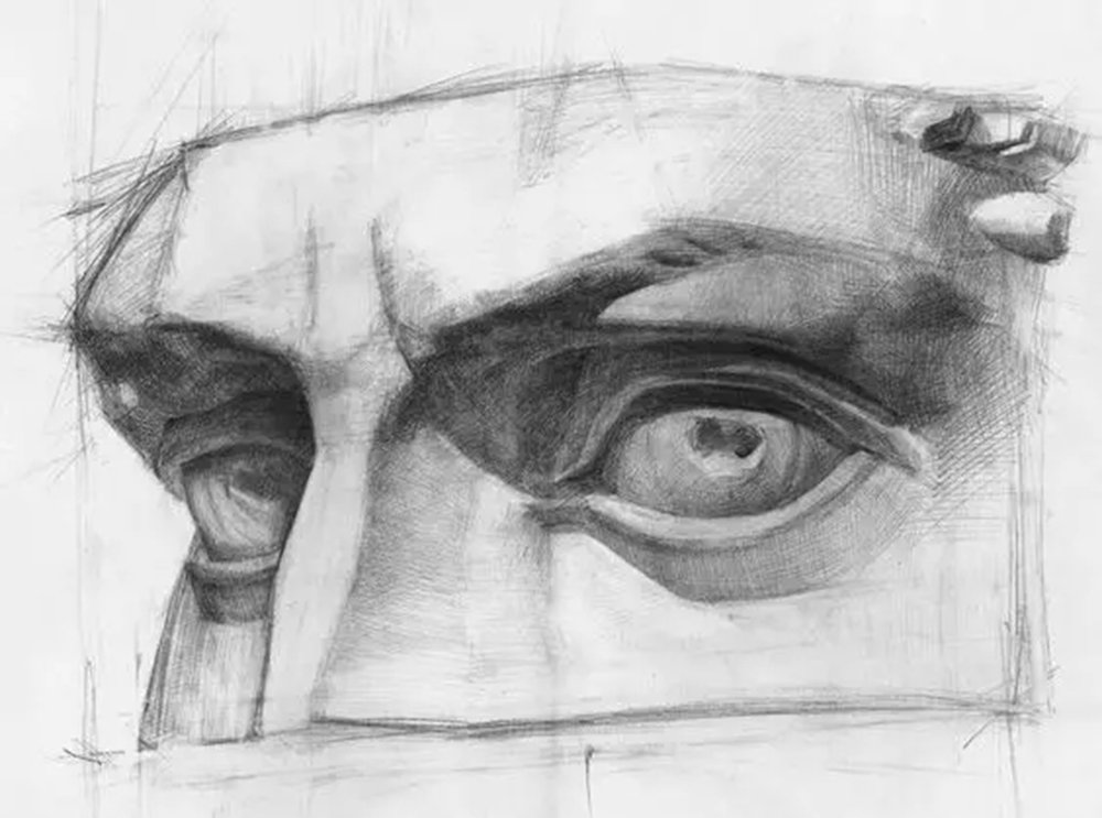 廣州畫室排名前十畫室給你一組適合零基礎臨摹的素描教程,64