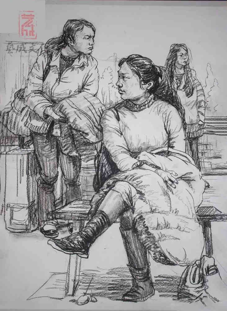 廣東模擬考/2020屆藝成一模高分卷欣賞（速寫、素描、色彩）,12