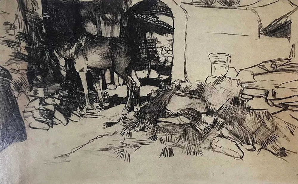 到了廣州前十畫室的寫生季，來看看中央美院附中的生活速寫,31