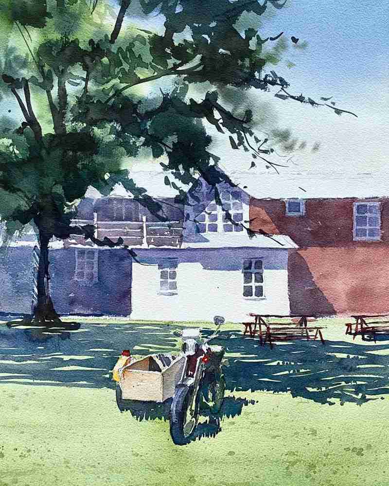 這些水彩作品用色用筆都是實力擔當,廣州十大畫室都在拿來臨摹,08